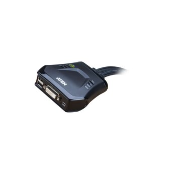  KVM-переключатель Aten CS22D-AT 2-port мини USB встроенные кабели 0,9м 