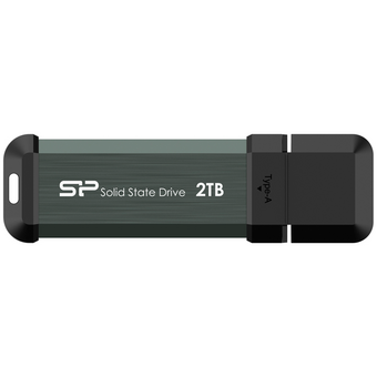  USB-флешка Silicon Power MS70 (SP002TBUF3S70V1G) 2TB USB 3.2, Серый, read/write 