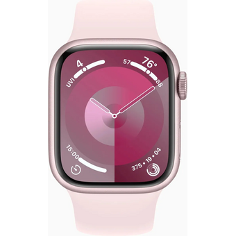  Смарт-часы Apple Watch Series 9 A2978 (MR943LL/A) 1мм OLED корп.розовый Sport Band рем.розовый разм.брасл. M/L 
