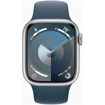  Смарт-часы Apple Watch A2980 Series 9 (MR9E3ZP/A) 160-210 мм серебристый 