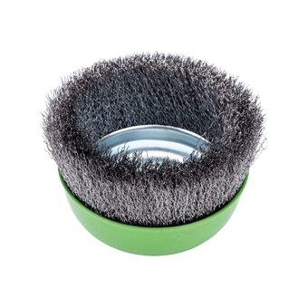  Щетка для УШМ Сибртех 746067 125мм М14, чашка, витая проволока 0,3 mm 746067 