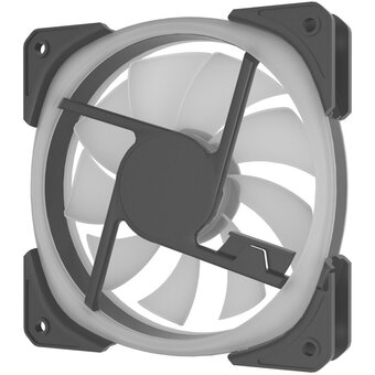  Вентилятор Powercase (M21-12 ARGB) Black 120x120x25mm (PWM, 100шт./кор, 4pin +ARGB Sync, 800-1500 об/мин) Bulk 