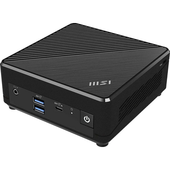  Неттоп MSI Cubi N ADL-018RU (9S6-B0A911-058) slim N200 (1) 4Gb SSD128Gb UHDG Windows 11 Professional GbitEth WiFi BT 65W черный 