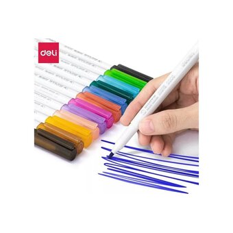  Набор маркеров для досок Deli S506 12 цветов ассорти 