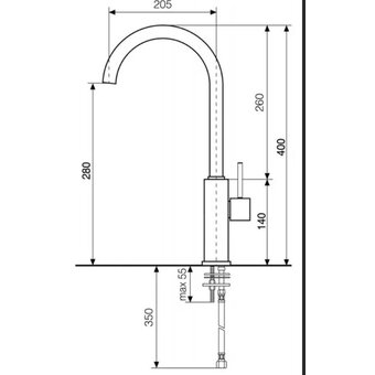  Смеситель для кухни Italmix CU 1022 Copper медь 
