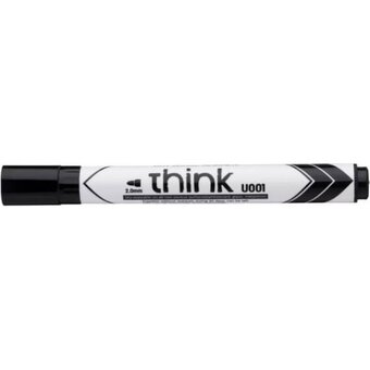  Маркер для досок Deli Think EU00120 черный 