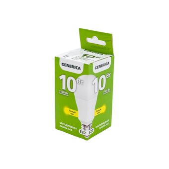  Лампа Generica LL-A60-10-230-30-E27-G (LED A60 груша 10Вт 230В 3000К E27) 