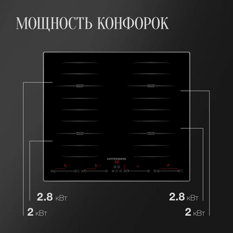  Варочная панель Kuppersberg ICS 645 F 