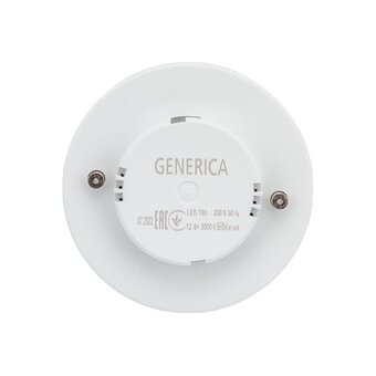  Лампа Generica LL-T80-12-230-30-GX53-G (LED T80 таблетка 12Вт 230В 3000К GX53) 