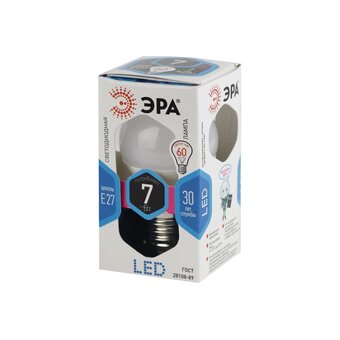  Лампочка Эра LED P45-7W-840-E27 (Б0020554) 
