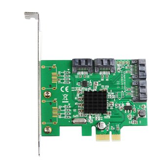  Контроллер ORIENT M9215S PCI-Ex v2.0, SATA3.0 6Gb/s, 4int port, поддержка HDD до 8TB, Marvell 88SE9215 chipset, oem 