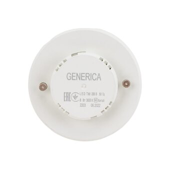  Лампа Generica LL-T80-08-230-30-GX53-G (LED T80 таблетка 8Вт 230В 3000К GX53) 