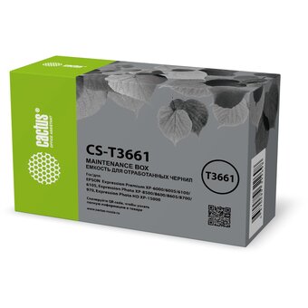  Бункер Cactus CS-T3661 C13T366100 емкость для отработанных чернил для Epson Expression Premium XP-6000/6005/6100 