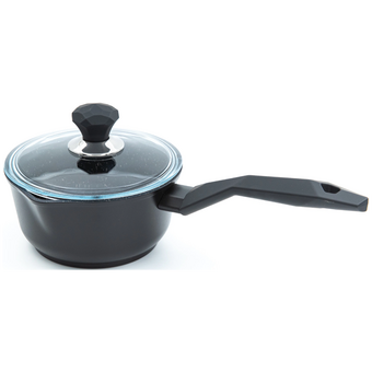  Ковш Victoria Diamond Induction АЛА (D09 1,5G) 1,5л черн. с бел.крапинками 