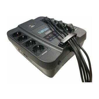  ИБП Powercom Back-UPS Spider SPD-1100U LCD USB, Line-Interactive, LCD, AVR, 1100VA/605W, Schuko, USB, black (1452054) 