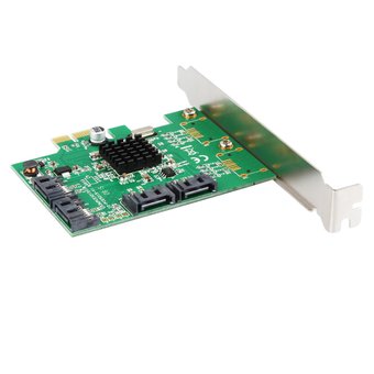 Контроллер ORIENT M9215S PCI-Ex v2.0, SATA3.0 6Gb/s, 4int port, поддержка HDD до 8TB, Marvell 88SE9215 chipset, oem 