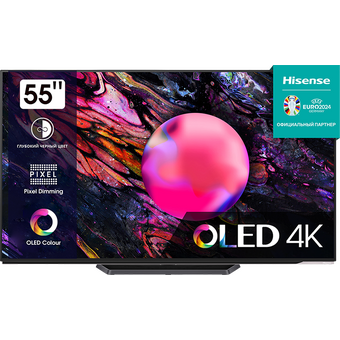  Телевизор OLED Hisense 55A85K черный 