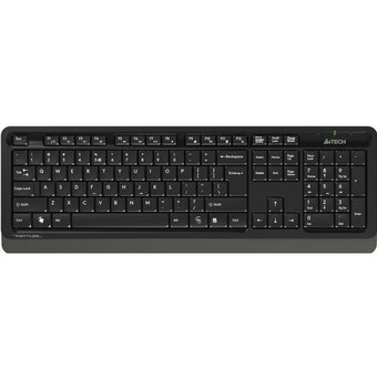  Клавиатура + мышь A4Tech Fstyler FG1010S (FG1010S Grey) клавиатура черный/серый мышь черный/серый USB беспроводная Multimedia 