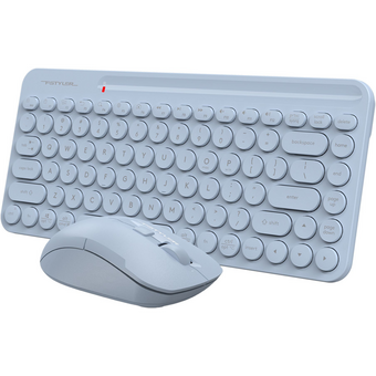 Клавиатура + мышь A4Tech Fstyler FG3200 Air (FG3200 Air Синий) клавиатура синий мышь синий USB беспроводная slim Multimedia 