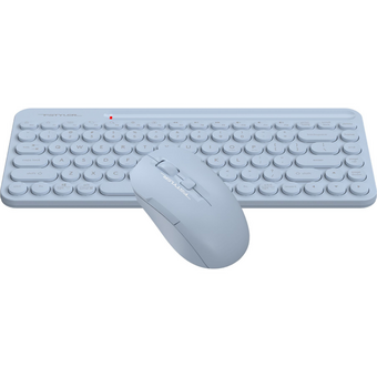  Клавиатура + мышь A4Tech Fstyler FG3200 Air (FG3200 Air Синий) клавиатура синий мышь синий USB беспроводная slim Multimedia 