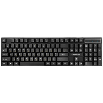  Комплект ExeGate Professional Standard Combo MK110 EX295302RUS клавиатура влагозащищенная+мышь оптическая 