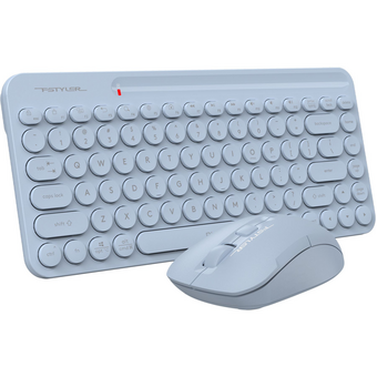  Клавиатура + мышь A4Tech Fstyler FG3200 Air (FG3200 Air Синий) клавиатура синий мышь синий USB беспроводная slim Multimedia 