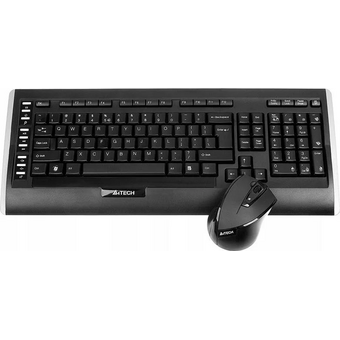  Комплект клавиатура+мышь беспров. A4Tech 9300F black USB 