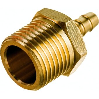  Штуцер пневмо HG 1645122 1/2" НР - 6 мм 