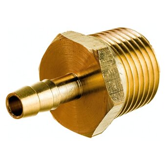  Штуцер пневмо HG 1645122 1/2" НР - 6 мм 
