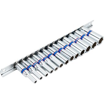  Набор глубоких торцевых головок KING TONY 2311MR 1/4" 4-14 мм 