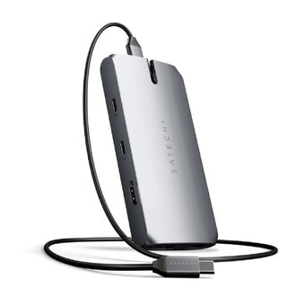  Хаб Satechi ST-UCMBAM Type-C On-the-Go Multiport Adapter Space Gray 