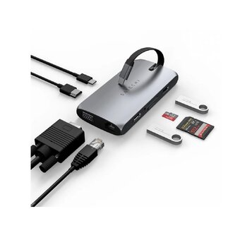  Хаб Satechi ST-UCMBAM Type-C On-the-Go Multiport Adapter Space Gray 
