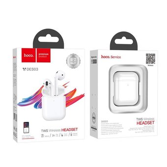  УЦ Наушники bluetooth HOCO DES08 Original series TWS, white (плохая упаковка) 