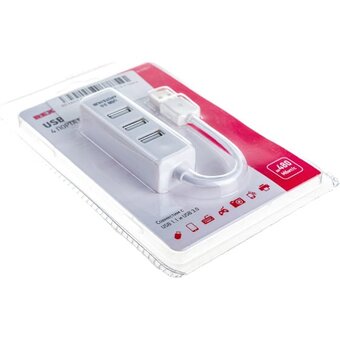  Разветвитель Rexant 18-4103-1 USB на 4 порта белый 