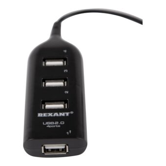  Разветвитель Rexant 18-4105 USB 2.0 на 4 порта 