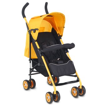  Коляска-трость Glory 1105 желтый (от 2шт) неск.пол.сп,рег.подн,5т.рем.безоп,съем.бамп,корз. GL001348821 