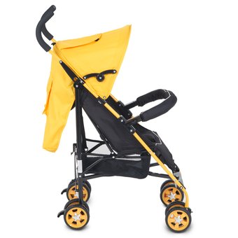  Коляска-трость Glory 1105 желтый (от 2шт) неск.пол.сп,рег.подн,5т.рем.безоп,съем.бамп,корз. GL001348821 