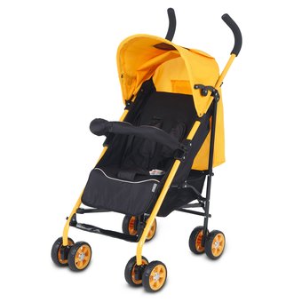  Коляска-трость Glory 1105 желтый (от 2шт) неск.пол.сп,рег.подн,5т.рем.безоп,съем.бамп,корз. GL001348821 