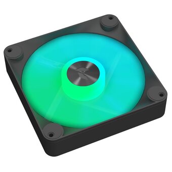  Вентилятор Aerocool APNX FP1-140 PWM ARGB (FP1-140 BK) 140x140mm 4-pin 15-32dB 220gr LED Ret 