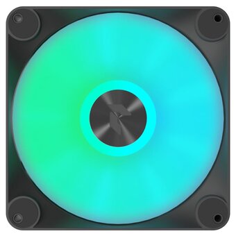  Вентилятор Aerocool APNX FP1-140 PWM ARGB (FP1-140 BK) 140x140mm 4-pin 15-32dB 220gr LED Ret 