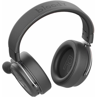  Наушники с микрофоном A4Tech Bloody MR590 Sports (MR590 + Wired/Sports Black) черный 1.5м мониторные BT/Radio/3.5mm оголовье 