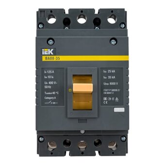  Автоматический выключатель IEK ВА88-35 SVA30-3-0125 3Р 125А 35кА 