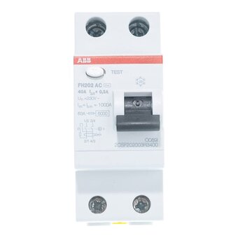  Выключатель дифференциального тока ABB FH202 2CSF202003R3400 2модуля AC-40/0,3 