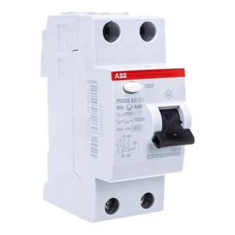  Выключатель дифференциального тока ABB FH202 2CSF202003R3630 2модуля AC-63/0,3 