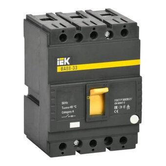  Выключатель автоматический IEK ВА 88-33 ИЭК SVA20-3-0160 3п 160А 
