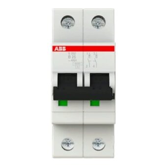  Автоматический выключатель ABB S202 B25 2CDS252001R0255 2-полюсной 