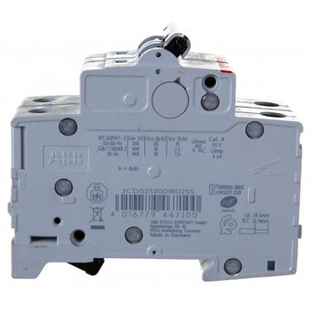  Автоматический выключатель ABB S202 B25 2CDS252001R0255 2-полюсной 