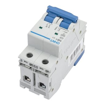  Автоматический выключатель CHINT NB1-63 (179659) 2P 2A 6кА х-ка C 