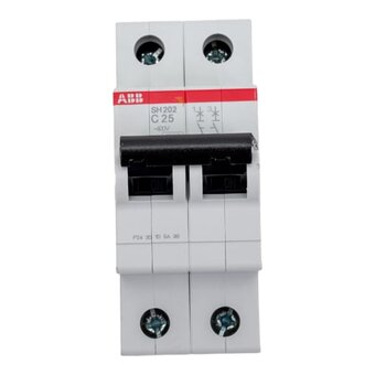  Автоматический выключатель ABB SH202 C25 2CDS212001R0254 2-полюсной 