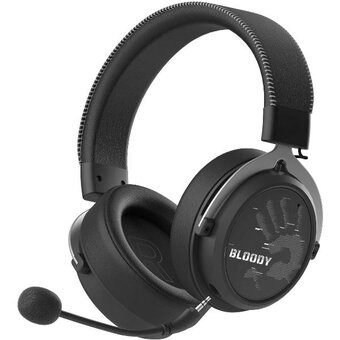  Наушники с микрофоном A4Tech Bloody MR590 Sports (MR590+ Wired/Sports White) белый/черный 1.5м мониторные BT/Radio/3.5mm оголовье 